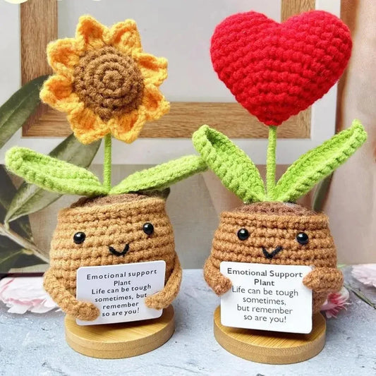 Heart Flower Crochet Doll